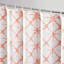 13-Piece Karma Shibori Coral Shower Curtain Set, 70x72