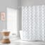 12-Piece Karma Shibori Blue Shower Curtain Set, 70x72