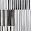13-Piece Lane Black Multi Stripe Shower Curtain Set, 70x72