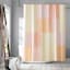13-Piece Lane Yellow Multi Stripe Shower Curtain Set, 70x72