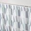 13-Piece Libra Chambray Geometric Shower Curtain Set, 70x72