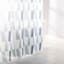 13-Piece Libra Chambray Geometric Shower Curtain Set, 70x72