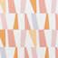 13-Piece Libra Pink Clay Geometric Shower Curtain Set, 70x72