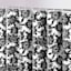 13-Piece Luma Black Floral Shower Curtain Set, 70x72