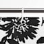 13-Piece Luma Black Floral Shower Curtain Set, 70x72