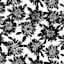 13-Piece Luma Black Floral Shower Curtain Set, 70x72