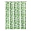 13-Piece Luma Green Floral Shower Curtain Set, 70x72