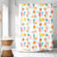 13-Piece Lynette Multicolor Floral Shower Curtain Set