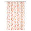 13-Piece Mazi Terracotta Geometric Shower Curtain Set, 70x72