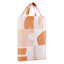 13-Piece Mazi Terracotta Geometric Shower Curtain Set, 70x72