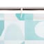 13-Piece Mazi Turquoise Geometric Shower Curtain Set, 70x72