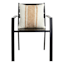 Honeybloom Tan & White Block Stripe Square Outdoor Throw Pillow, 18"