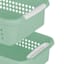 2-Pack Sage Stacked Nest Storage Basket, Medium