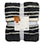 Honeybloom Grey Stripe Cozy Knit Throw Blanket, 50x60