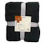Honeybloom Dark Grey Cozy Knit Bed Blanket, Twin/Twin XL