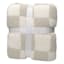 Honeybloom Light Grey Checkered Cozy Knit Bed Blanket, King