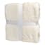 Honeybloom Natural Stripe Cozy Knit Bed Blanket, Twin/Twin XL