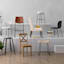 Crosby St. Jude Grey Backless Counter Stool, 24"