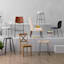 Preston Stackable Dining Chair, Charcoal Grey