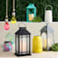 Outdoor Solar Hanging Bulb, Yellow