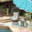 Found & Fable Tall Pagoda Outdoor Garden Statue, 45.4"