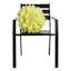 Yellow Multicolor Petal Outdoor Throw Pillow, 18"