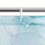 13-Piece Olana Turquoise Watercolor Shower Curtain Set, 70x72