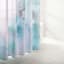13-Piece Olana Turquoise Watercolor Shower Curtain Set, 70x72
