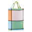 13-Piece Multicolor Retro Grid Shower Curtain Set, 70x72
