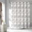 13-Piece Vinton Grey Striped Shower Curtain Set, 70x72