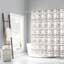 13-Piece Vinton Grey Striped Shower Curtain Set, 70x72