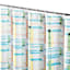 13-Piece Vinton Multicolor Striped Shower Curtain Set, 70x72