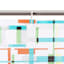 13-Piece Vinton Multicolor Striped Shower Curtain Set, 70x72
