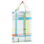13-Piece Vinton Multicolor Striped Shower Curtain Set, 70x72