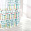 13-Piece Vinton Multicolor Striped Shower Curtain Set, 70x72