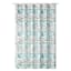 13-Piece Yara Multicolor Abstract Leopard Print Shower Curtain Set, 70x72
