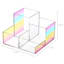 4-Compartment Rainbow Cosmetic Organizer
