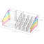 Rainbow Multi Compartment Cosmetic Organizer