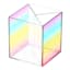 Rainbow Square Cosmetic Brush Holder
