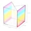 Rainbow Square Cosmetic Brush Holder