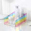 4-Compartment Rainbow Cosmetic Organizer