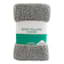 Grey Sherpa Body Pillow Cover, 20x54