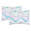 4-Piece Wavy Printed Duvet Set with Insert, Full/Queen