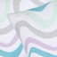 4-Piece Wavy Printed Duvet Set with Insert, Full/Queen