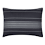 3-Piece Black Collegiate Stripe Printed Duvet Set with Insert, Twin/Twin XL