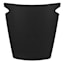 Black Oval Trash Bin, 7.7l