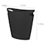 Black Oval Trash Bin, 7.7l