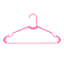10-Pack Hangers, Pink