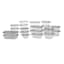 50-Piece Plastic Food Container Set