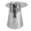 Crosby St. Silver Pillar Candle Holder, 3"